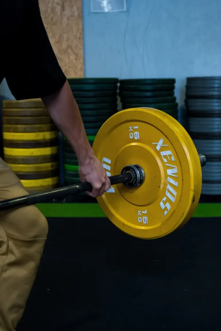 position départ snatch hook grip