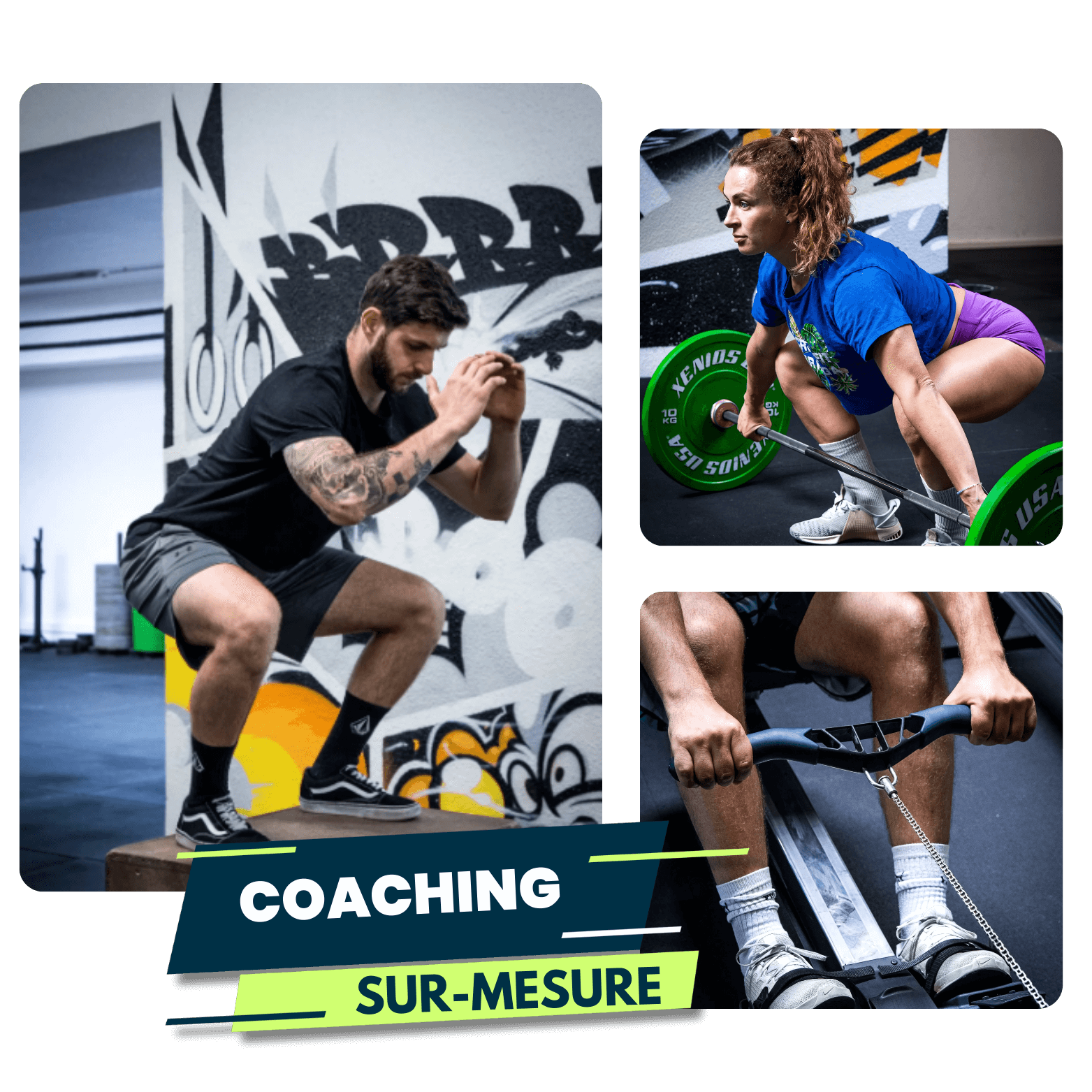 HIRINGA athlète en position d'étirement sur un anneau de gym hiringa