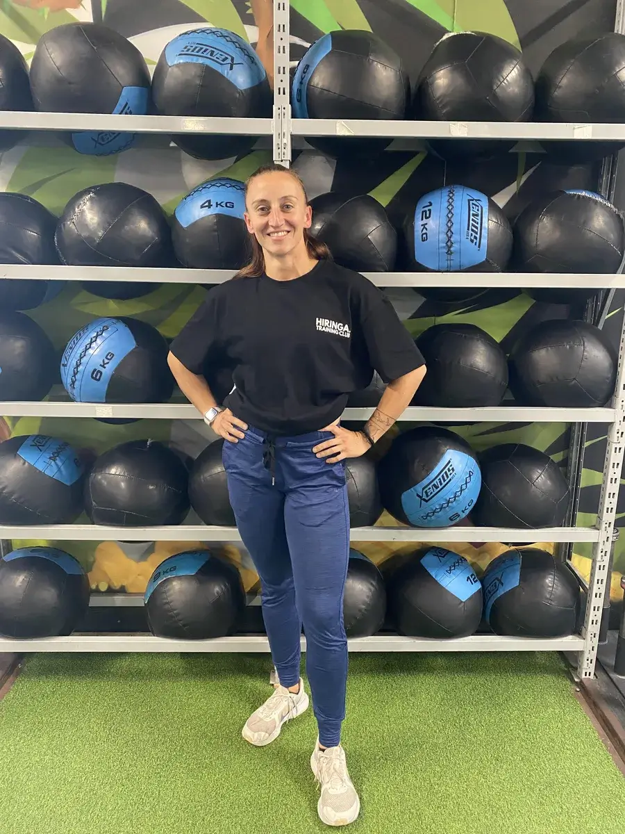 Laura, coach Hiringa Training Club