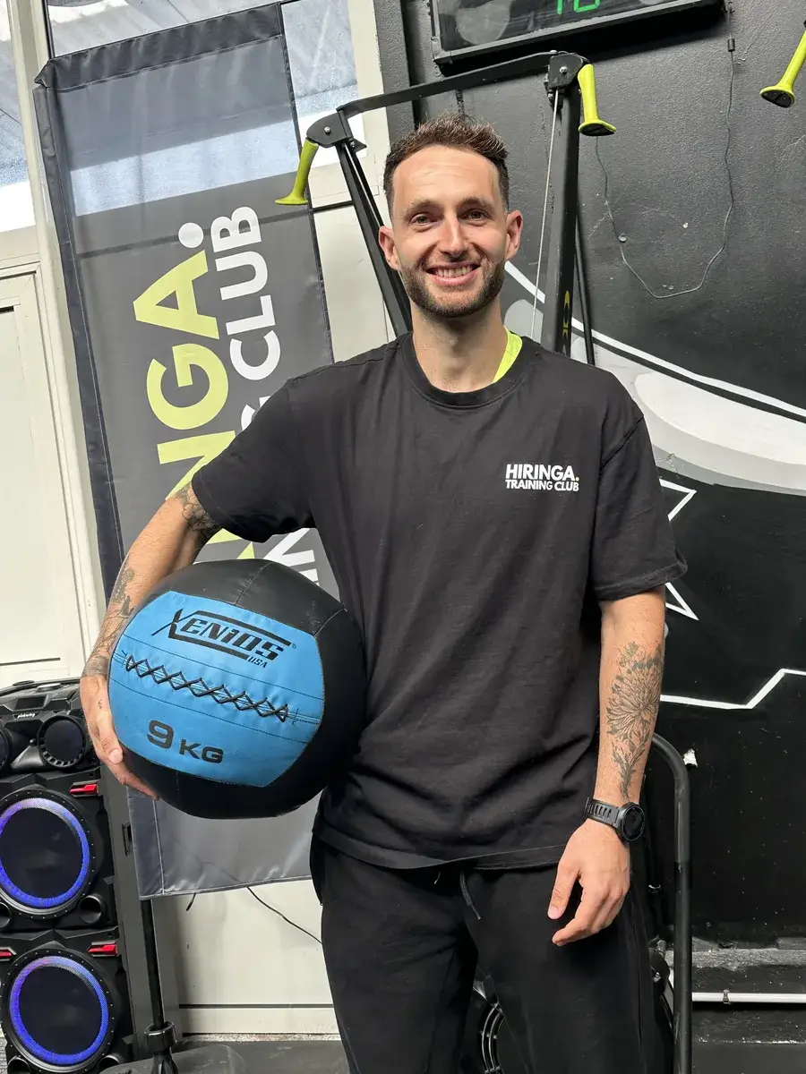 Max, coach Hiringa Training Club