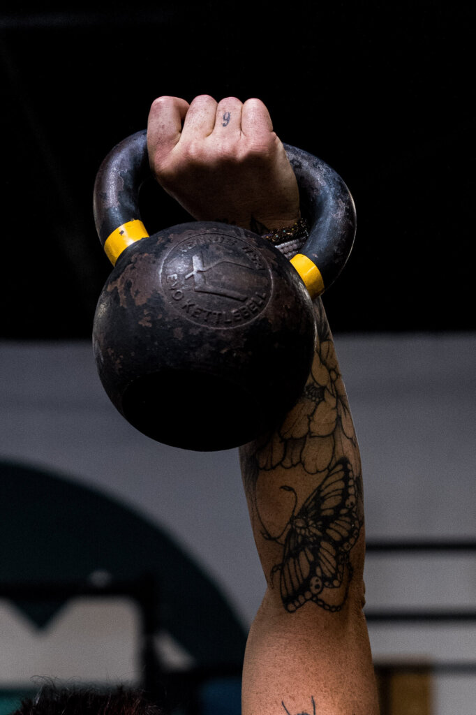 Prise d'une kettlebell à Hiringa Augny
