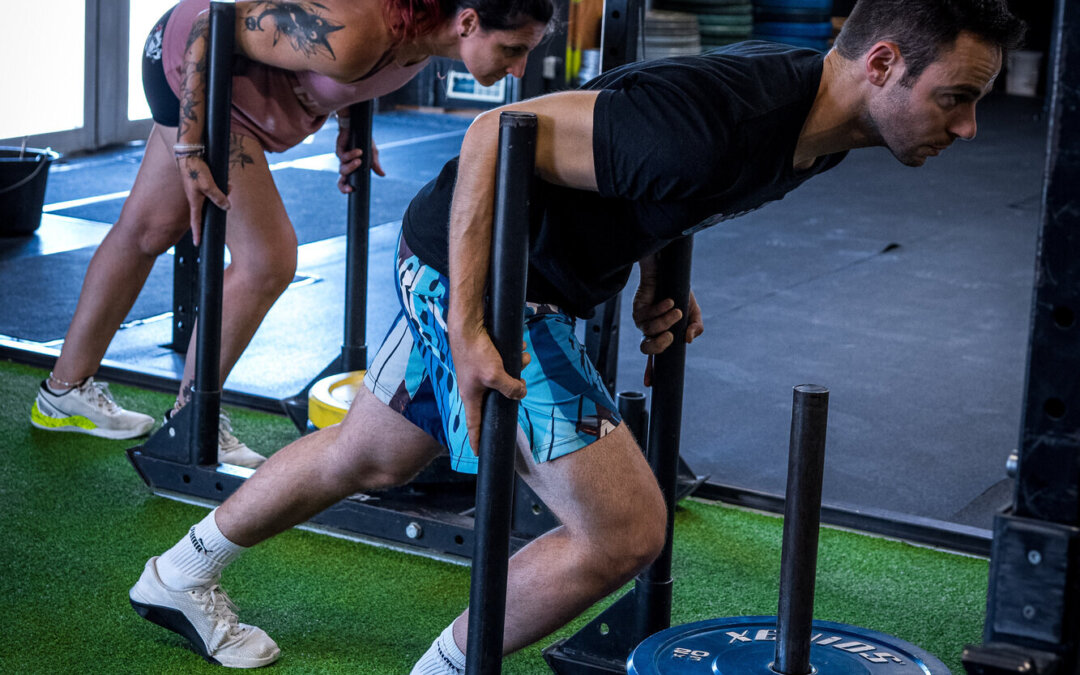 Sled push et sled pull : la technique pour passer le traîneau de l’Hyrox